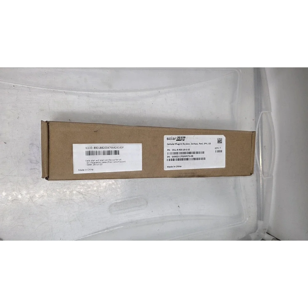 SolarEdge CELL-B-R05-US-S-S2 Residential Cellular Plug-In Kit